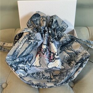 Dior Around the World Collection Drawstring Pouch.